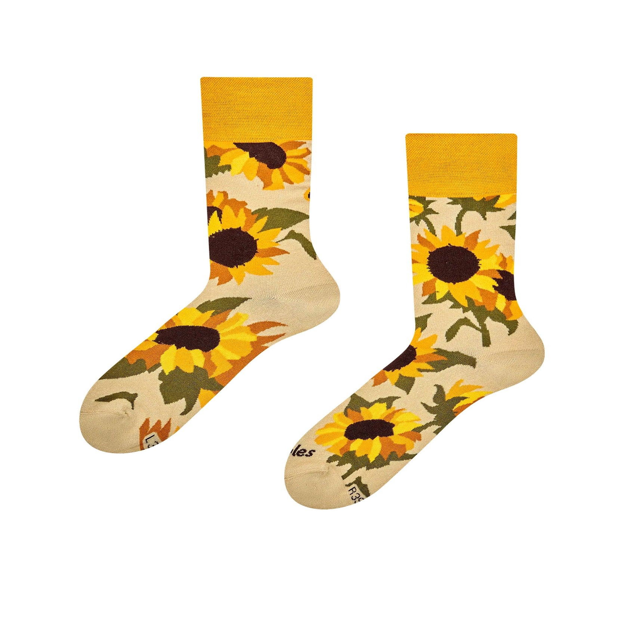 DEDOLES Chaussettes bambou tournesols