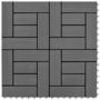 Voir la diapositive 1 : VIDAXL Carreaux de terrasse 30x30 cm 11 pcs Gris WPC 1 m2