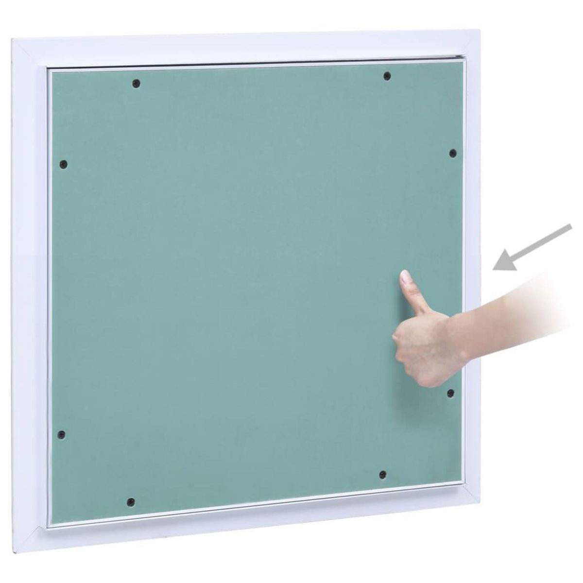 VIDAXL Panneau d'acces Cadre en aluminium plaque de platre 300x300 mm