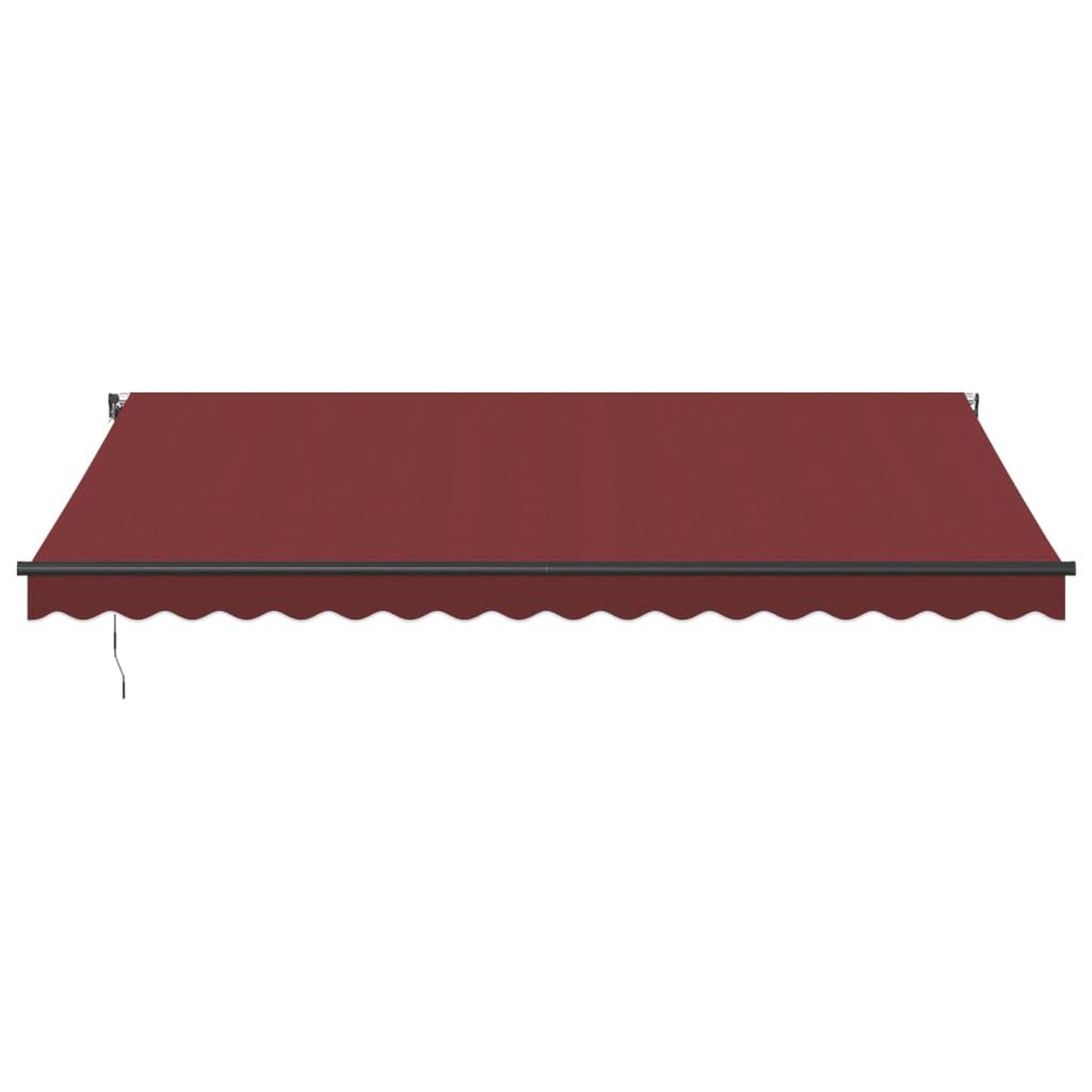Voir la diapositive 4 : VIDAXL Auvent retractable automatique avec LED bordeaux 450x350 cm