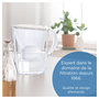 Voir la diapositive 7 : BRITA MAXTRA Carafe filtrante Marella blanche (2.4L) inclus 4 cartouches filtrantes