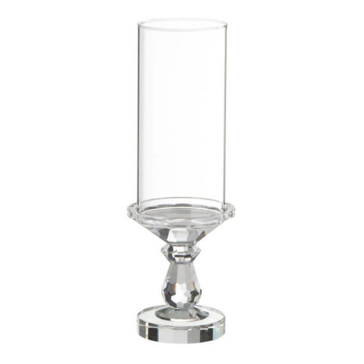 Paris Prix Photophore Design en Cristal  Marie  35cm Transparent