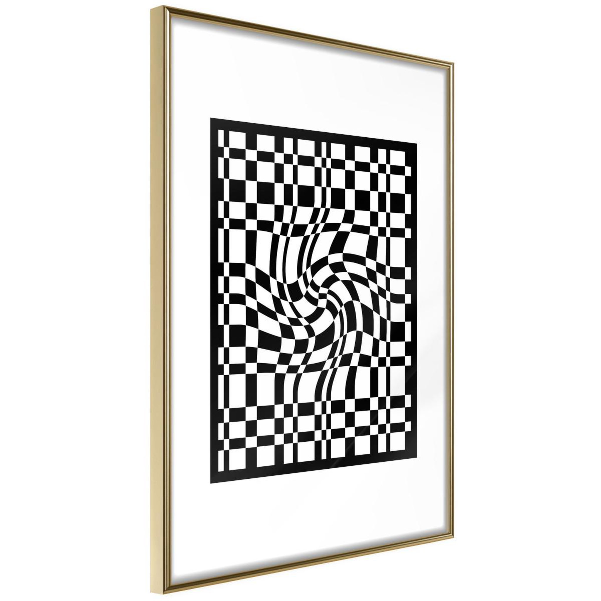 Paris Prix Affiche murale encadrée  op art