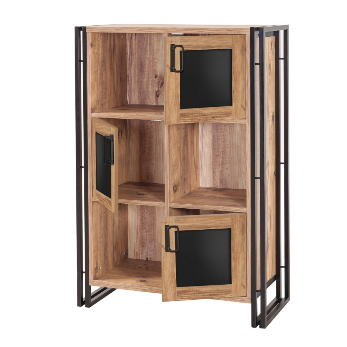 CONCEPT USINE Meuble étagères avec portes ERNA
