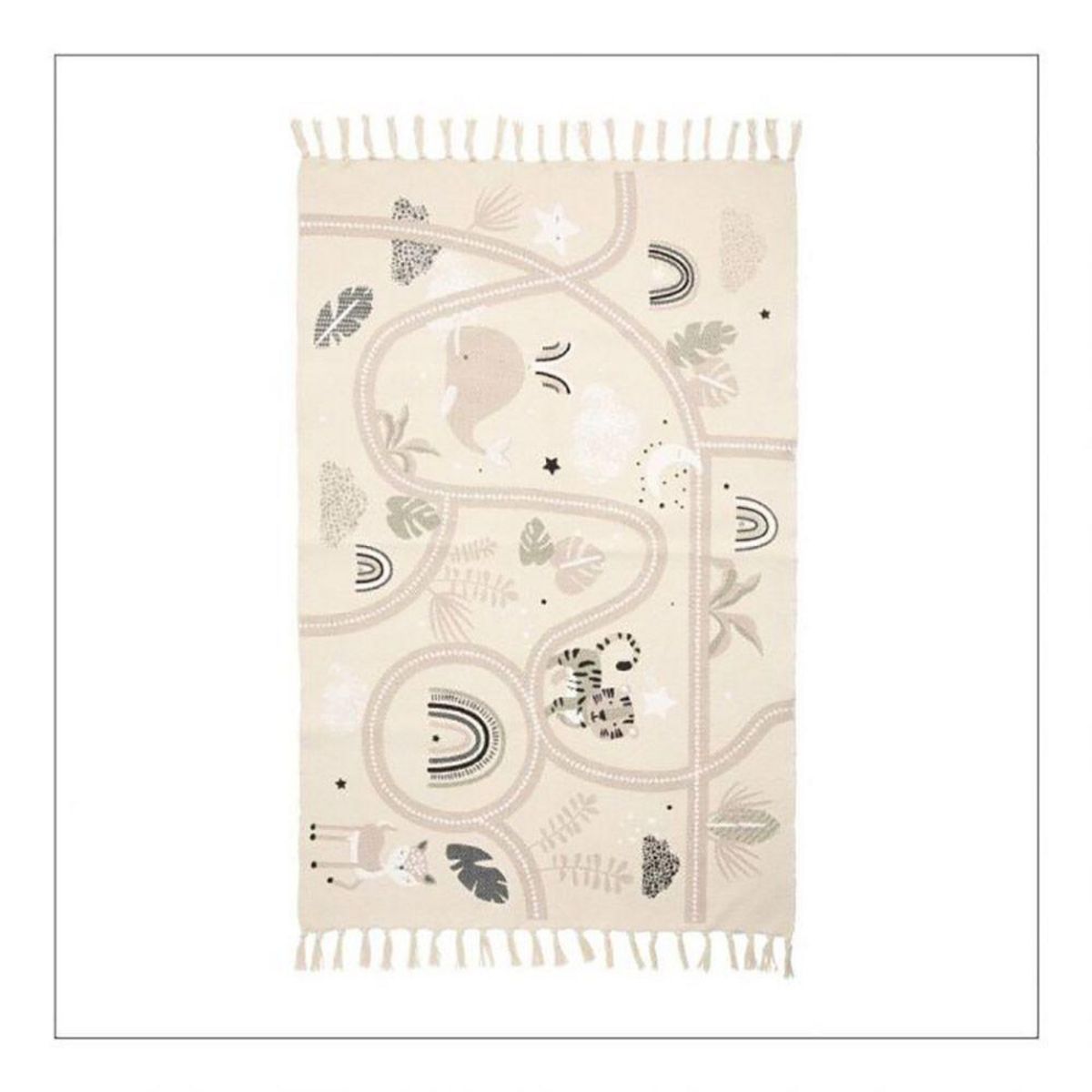 OSTARIA Tapis circuit voitures coton