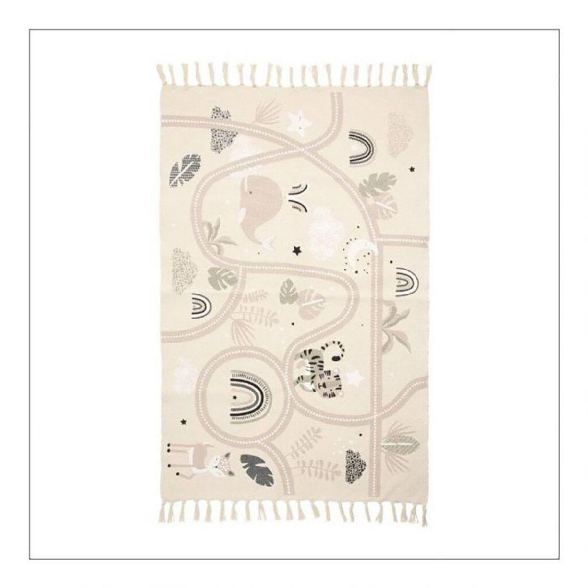 OSTARIA Tapis circuit voitures coton