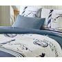 Voir la diapositive 3 : Home collection Parure housse de couette 100 %coton 51 plaisance captain