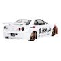 Voir la diapositive 3 : JADA Modèle réduit Jada Nissan Skyline GTR R34 rouge