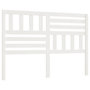Voir la diapositive 2 : VIDAXL Tete de lit Blanc 166x4x100 cm Bois massif de pin
