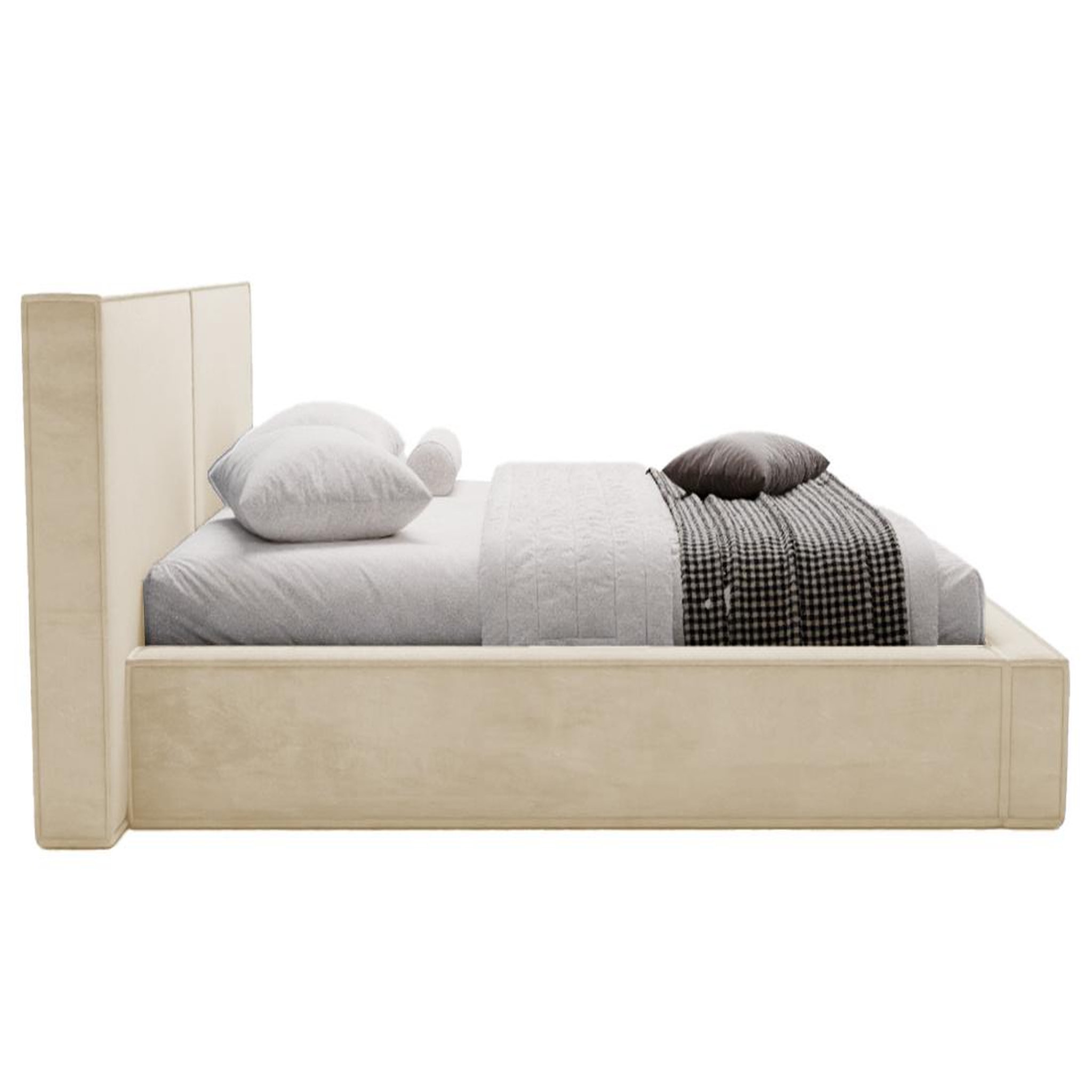 Voir la diapositive 4 : BEST MOBILIER Eros - lit coffre - 140x200 cm - sommier inclus - en velours