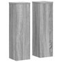 Voir la diapositive 2 : VIDAXL Supports pour plantes 2 pcs sonoma gris bois d'ingenierie