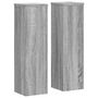 Voir la diapositive 2 : VIDAXL Supports pour plantes 2 pcs sonoma gris bois d'ingenierie