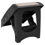 Voir la diapositive 5 : VIDAXL Escaliers pliables pour chiens Noir 62x40x49,5 cm