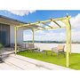 Voir la diapositive 4 : JARDIDECO Pergola massive en bois Tours 600 x 300 cm - Maderland