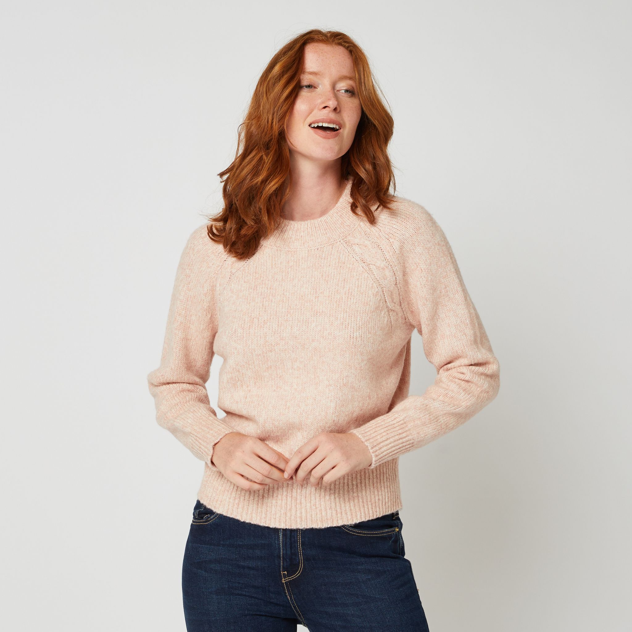 Haut Femme INC International Concepts - Taille 1X (Plus Size) - Imprimé Floral Rose/beige/chocolat - Occasion Très Bon état