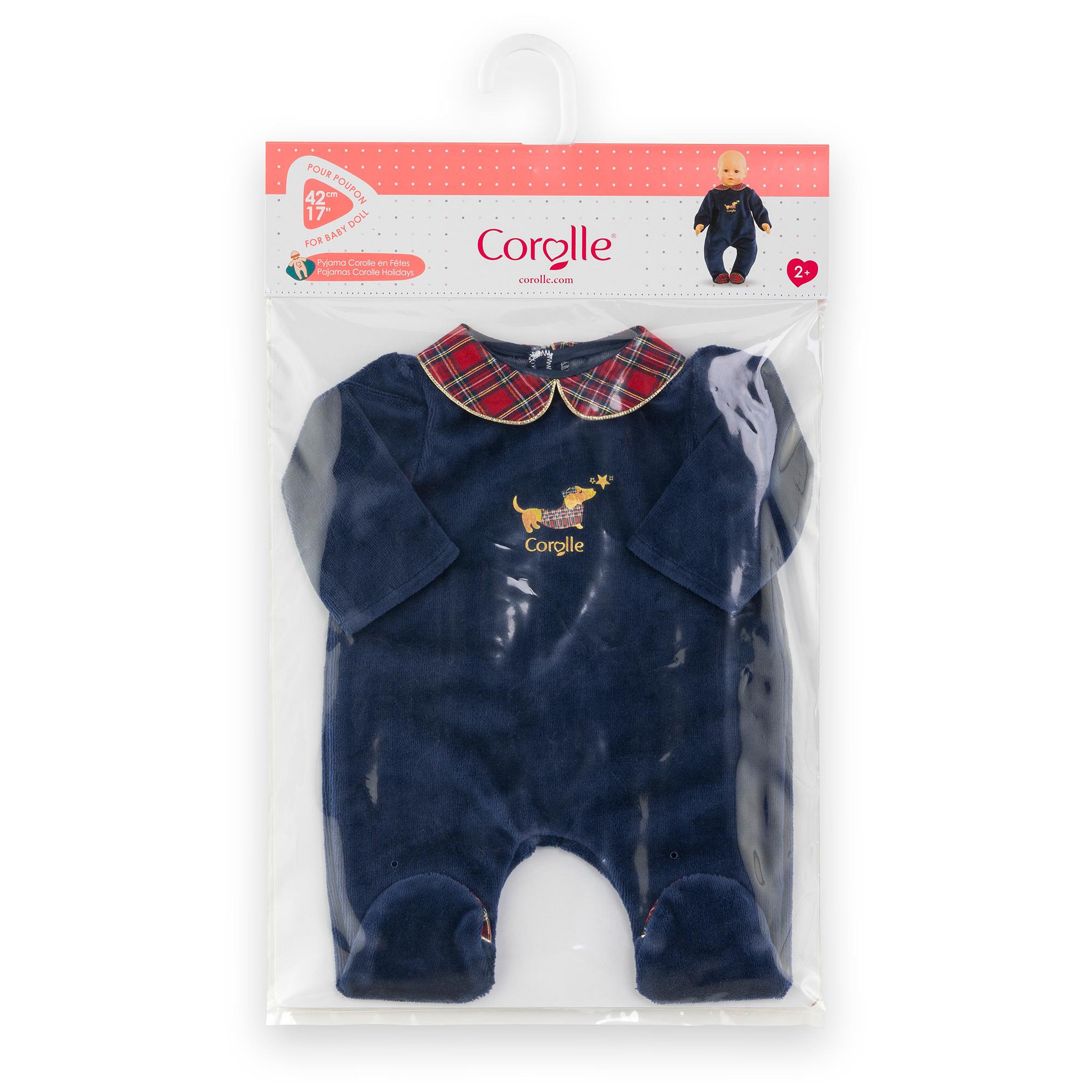 Voir la diapositive 4 : Corolle Pyjama Corolle en Fêtes pour poupon 42 cm