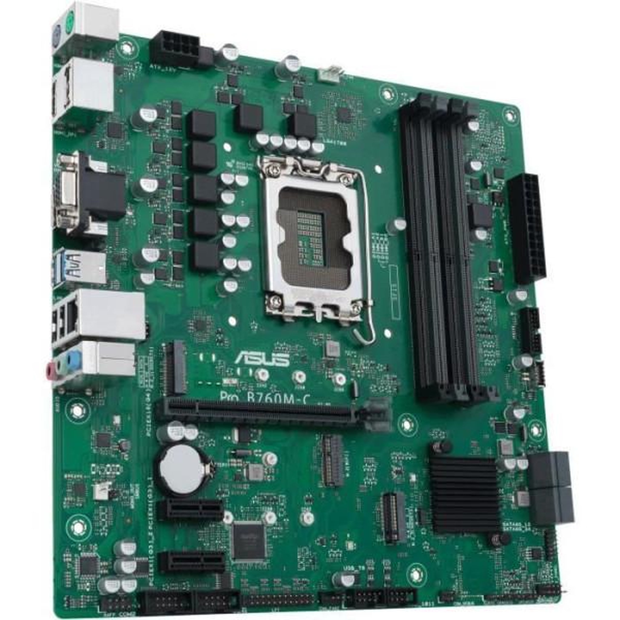 Voir la diapositive 4 : ASUS Carte mere - ASUS - PRO B760M-C-CSM - Intel B760 LGA 1700 micro ATX