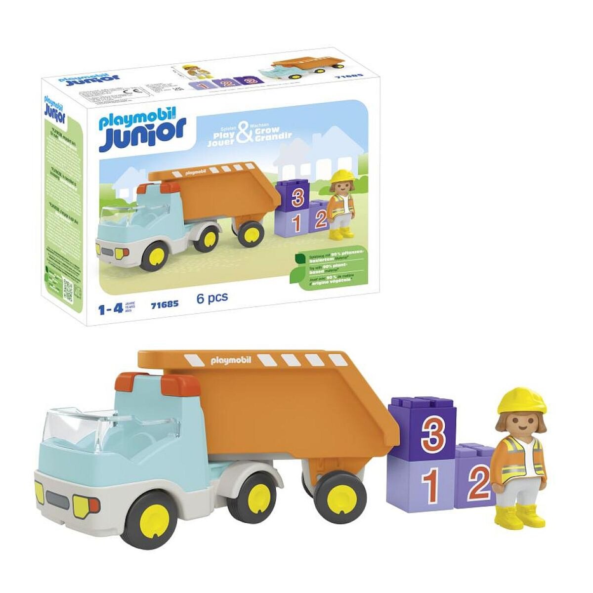 PLAYMOBIL 71685 -  junior - Camion benne