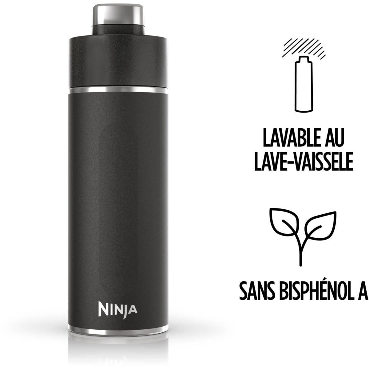 NINJA Bouteille isotherme Thirsti 530ml Travel Bottle Black