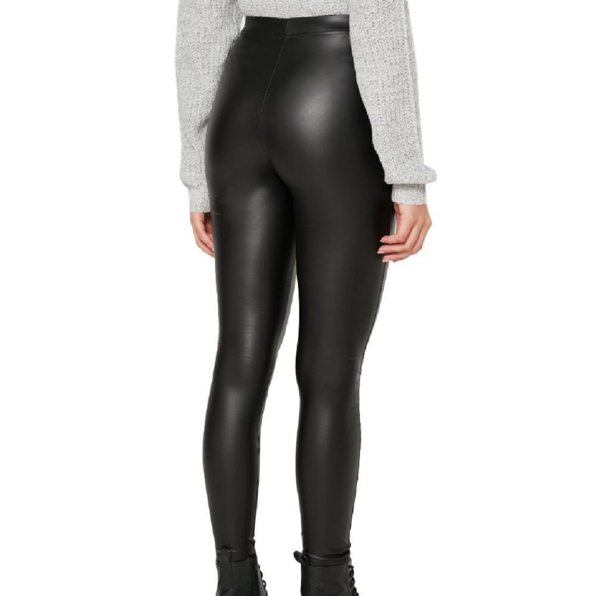 JACQUELINE DE YONG Legging  Similicuir Femme JDY Stine