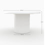 Voir la diapositive 4 : Rendez vous déco Table basse ronde en béton blanc cassé-Lulli