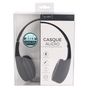 Voir la diapositive 3 : Paris Prix Casque Audio  Filaire  17cm Noir & Argent