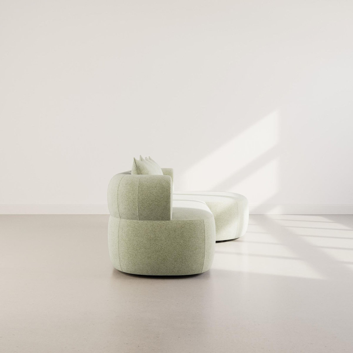 LISA DESIGN Angela - canapé d'angle droit 4 places en velours texturé