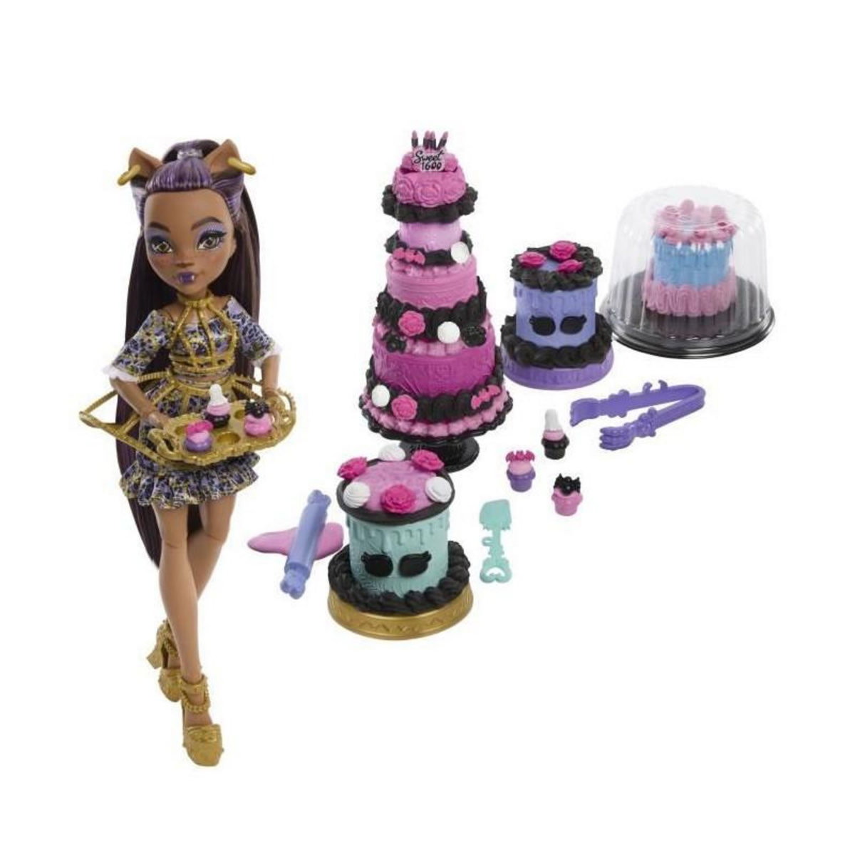 MONSTER HIGH Kit Gâteau d'Anniversaire Monster High Clawdeen Wolf