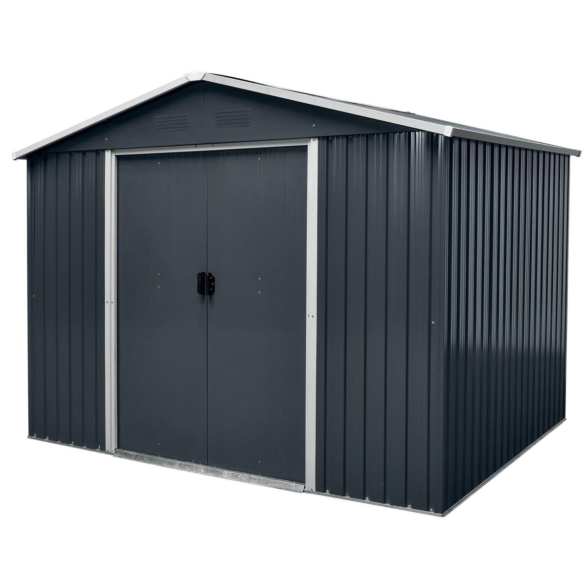  Abri jardin en métal 6,6m2  2,38 x 2,79 x H1,99m