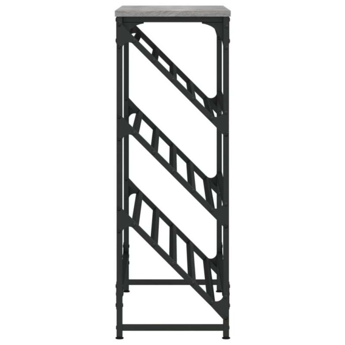 VIDAXL Étagère à chaussures sonoma gris 90x30x85 cm bois d ingénierie