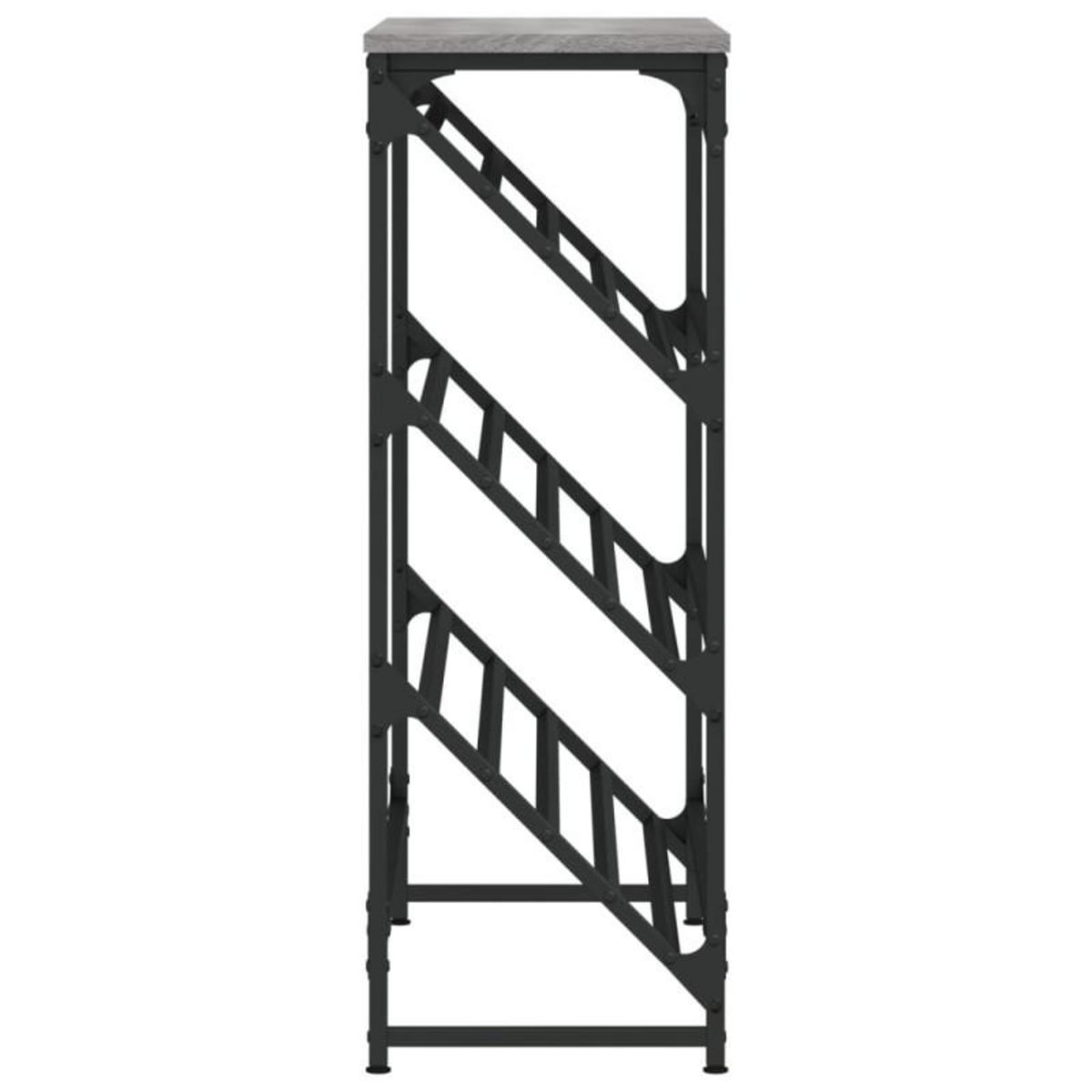 VIDAXL Étagère à chaussures sonoma gris 90x30x85 cm bois d ingénierie