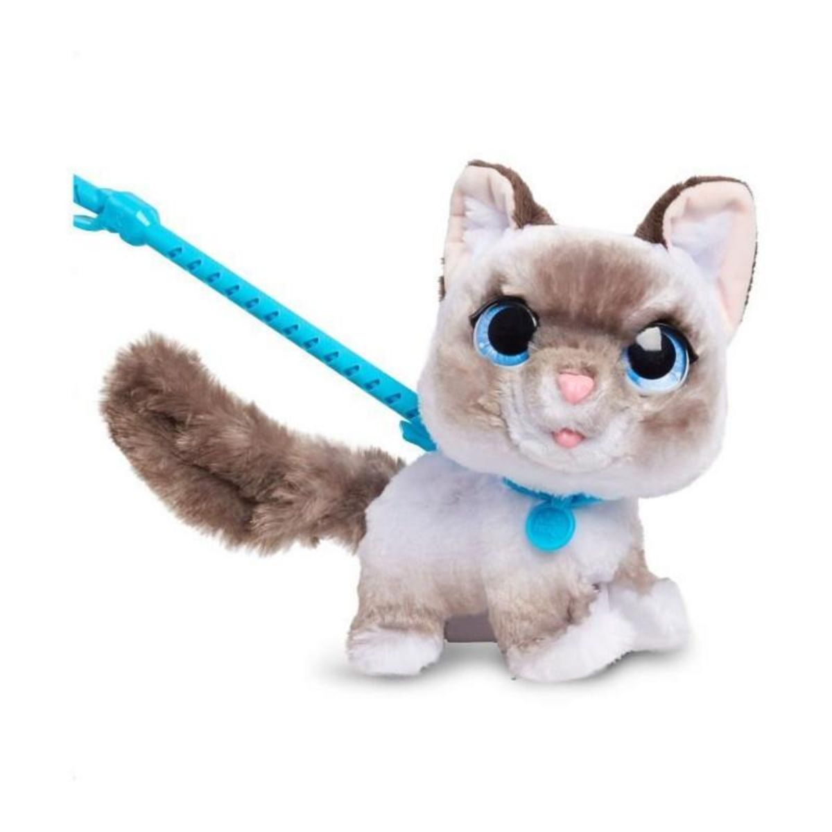FURREAL FRIENDS Jouet interactif - FURREAL FRIENDS - Chaton Grand Marcheur 23 cm - Animal interactif avec laisse