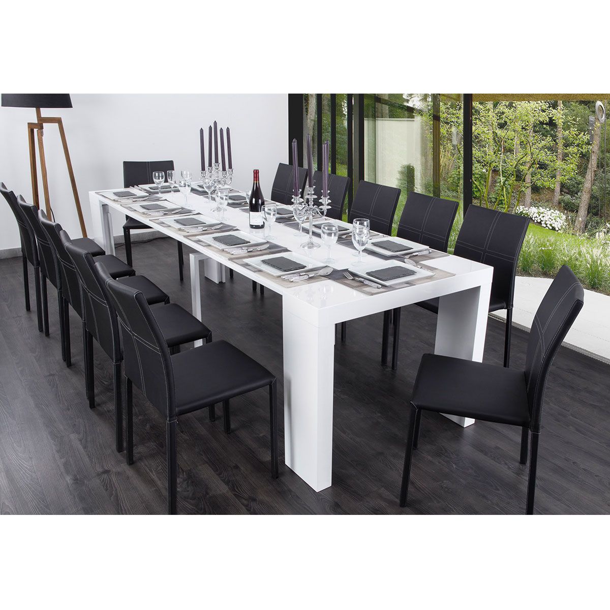 Console extensible LYDIE L45 à 270 cm