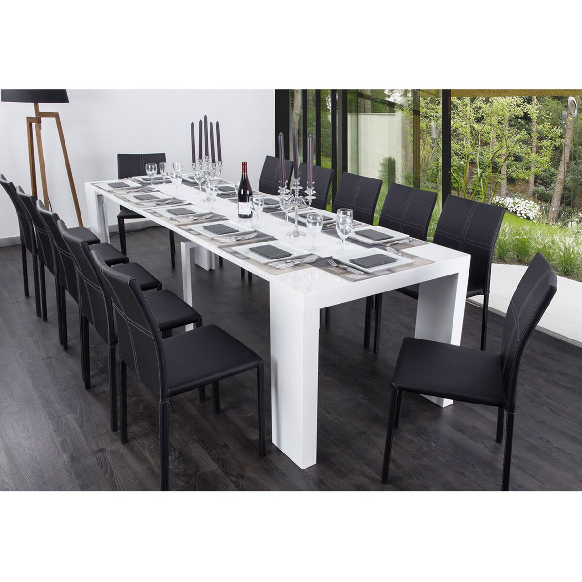 Console extensible LYDIE L45 à 270 cm