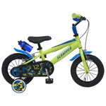 Vélo enfant - Vélo 12'' SCRAPPER Garçon (taille enfant < 95 cm) équipé de 2 freins, Pneus gonflables, Gardes Boues + Bidon