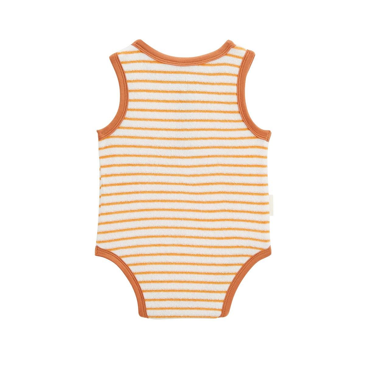 Petit Béguin Lot de 2 bodies bébé sans manches en éponge Mio