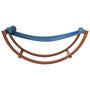 Voir la diapositive 4 : VIDAXL Hamac a bascule pour enfants rayure bleue tissu