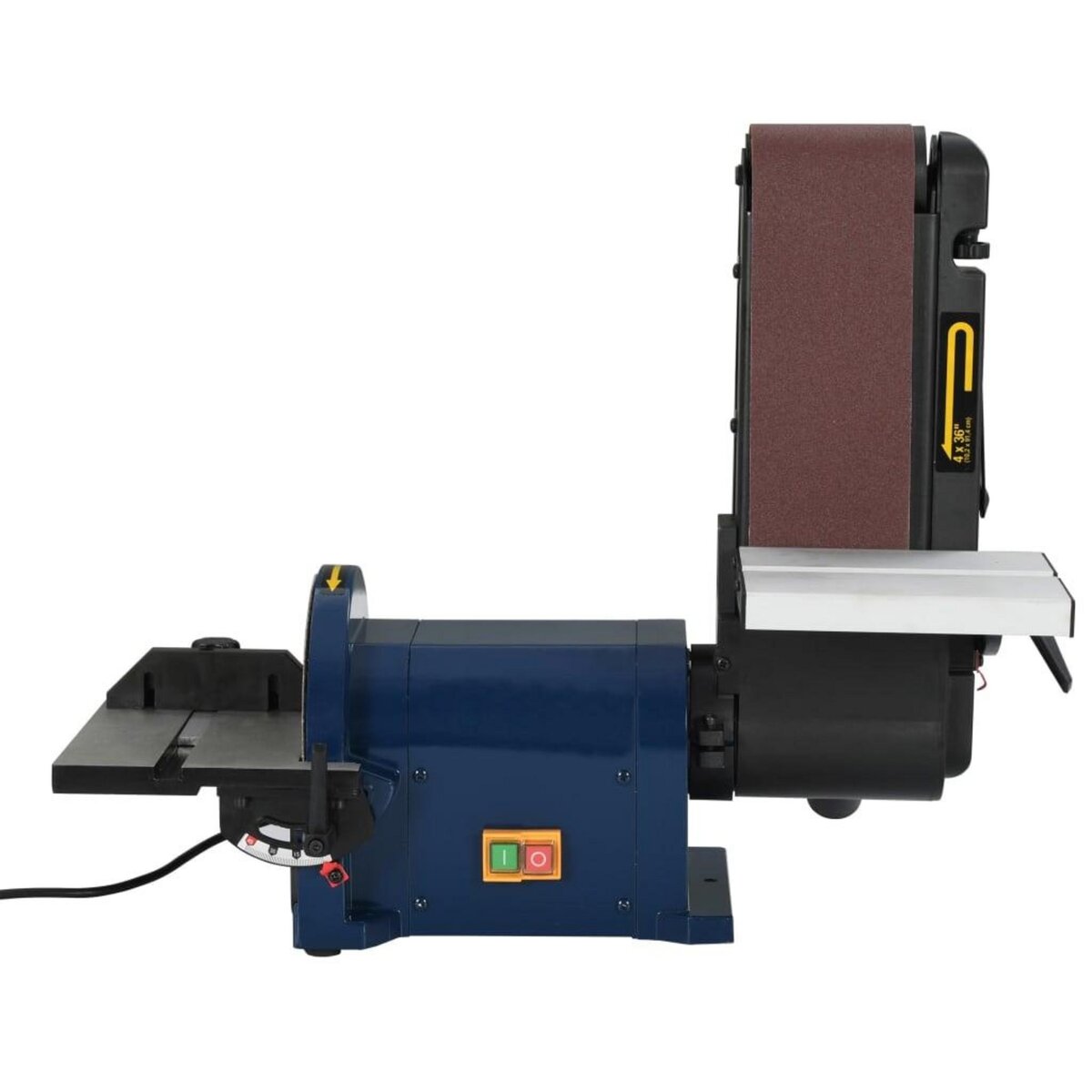 VIDAXL Ponceuse a disque et a bande electrique 500 W 200 mm