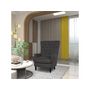 Voir la diapositive 2 : Habitat et Jardin Fauteuil  Arhus  - 1 place - Gris foncé