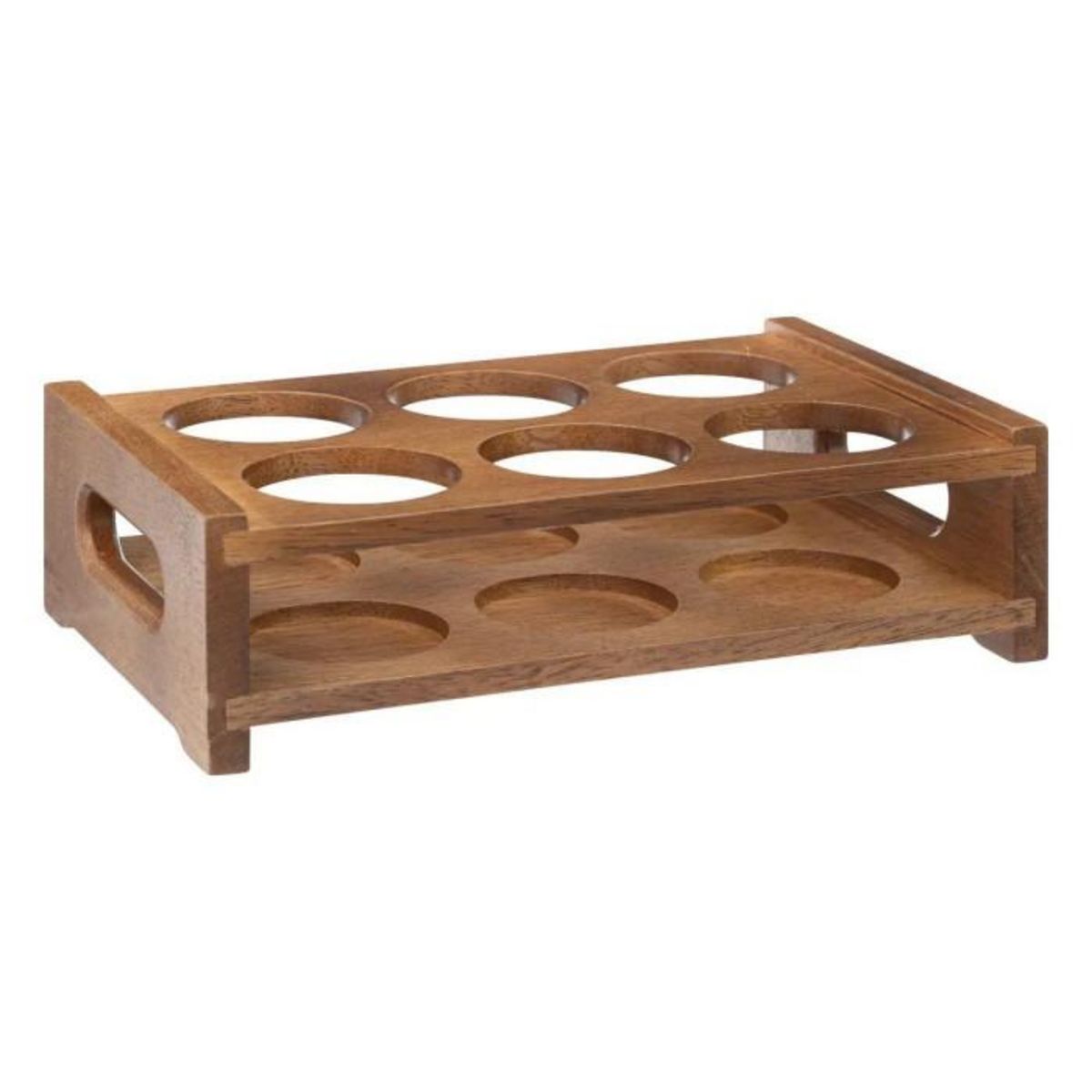 SECRET DE GOURMET Lot de 6 Verres & Rack  Victor  30cl Transparent