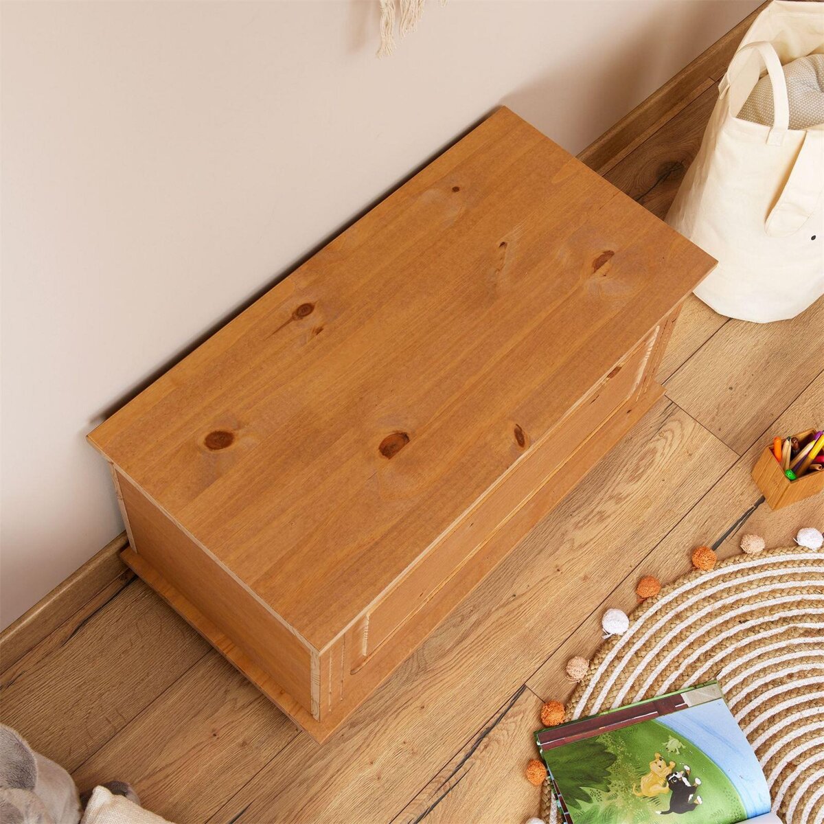 IDIMEX Coffre de rangement BRISTOL en pin massif