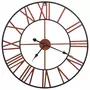 VIDAXL Horloge murale Metal 58 cm Rouge