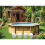 Voir la diapositive 5 : GRE Piscine bois Macadamia 6,32 x 3,35 x 1,30 m - Gré