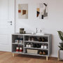 Voir la diapositive 3 : VIDAXL Armoire a chaussures Sonoma gris 102x36x60 cm Bois d'ingenierie