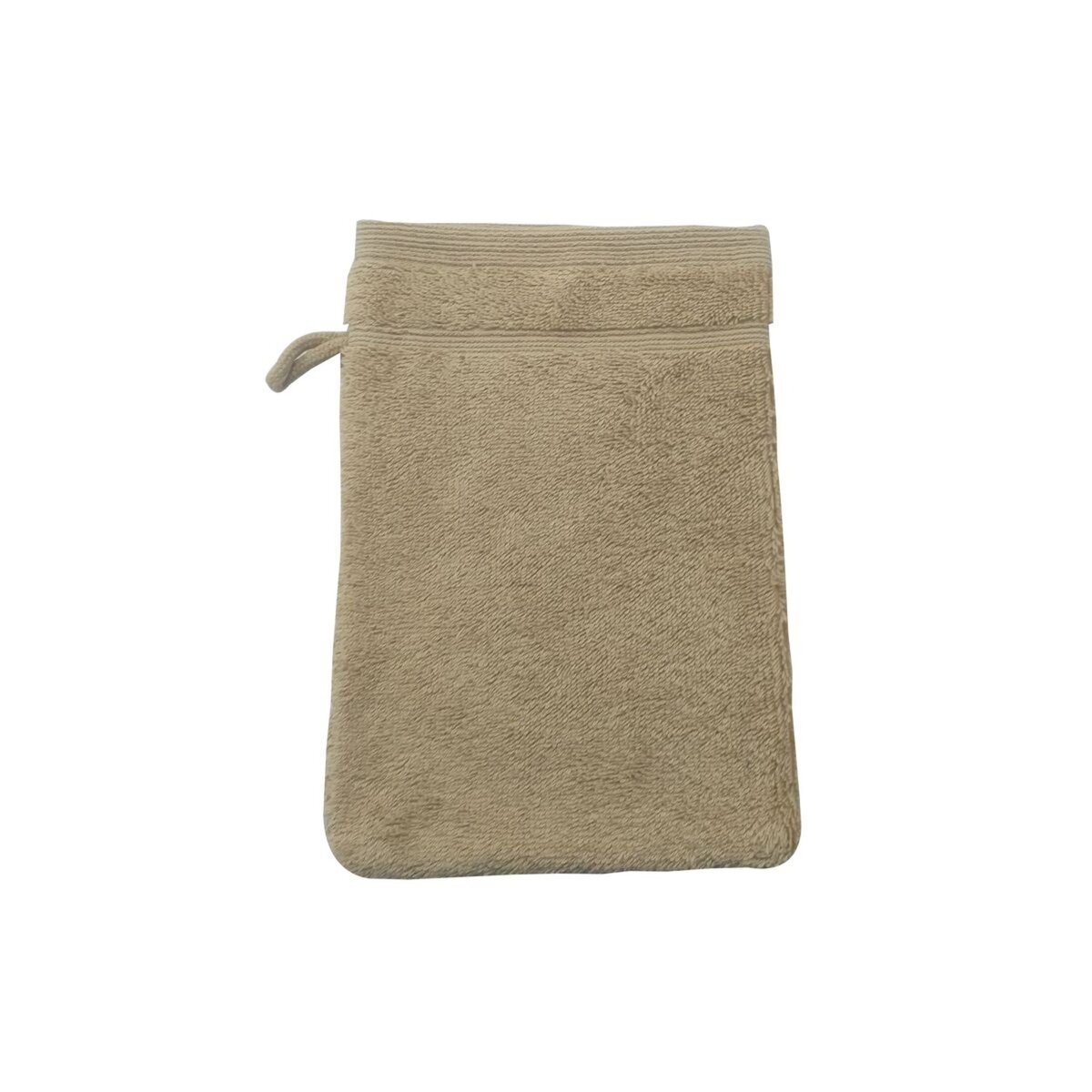 ACTUEL Lot de 2 gants de toilette unis en coton égyptien 650 gr/m²