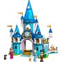 Voir la diapositive 3 : LEGO Disney 43206 Le château de Cendrillon et du prince charmant, Jouet dès 5 Ans