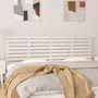 VIDAXL Tete de lit murale Blanc 166x3x63 cm Bois massif de pin