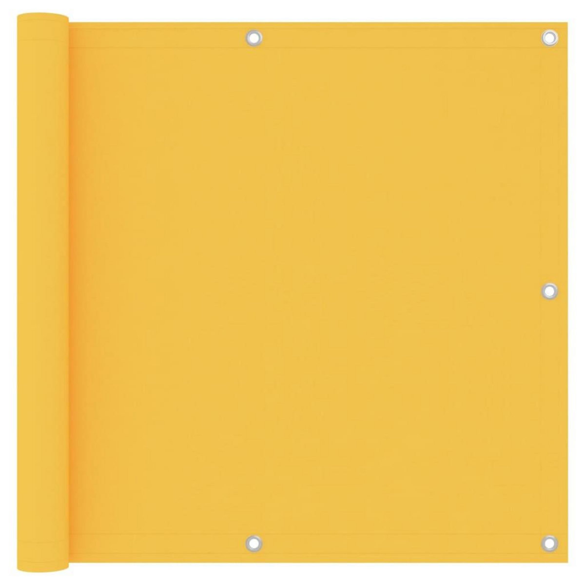 VIDAXL Ecran de balcon Jaune 90x500 cm Tissu Oxford