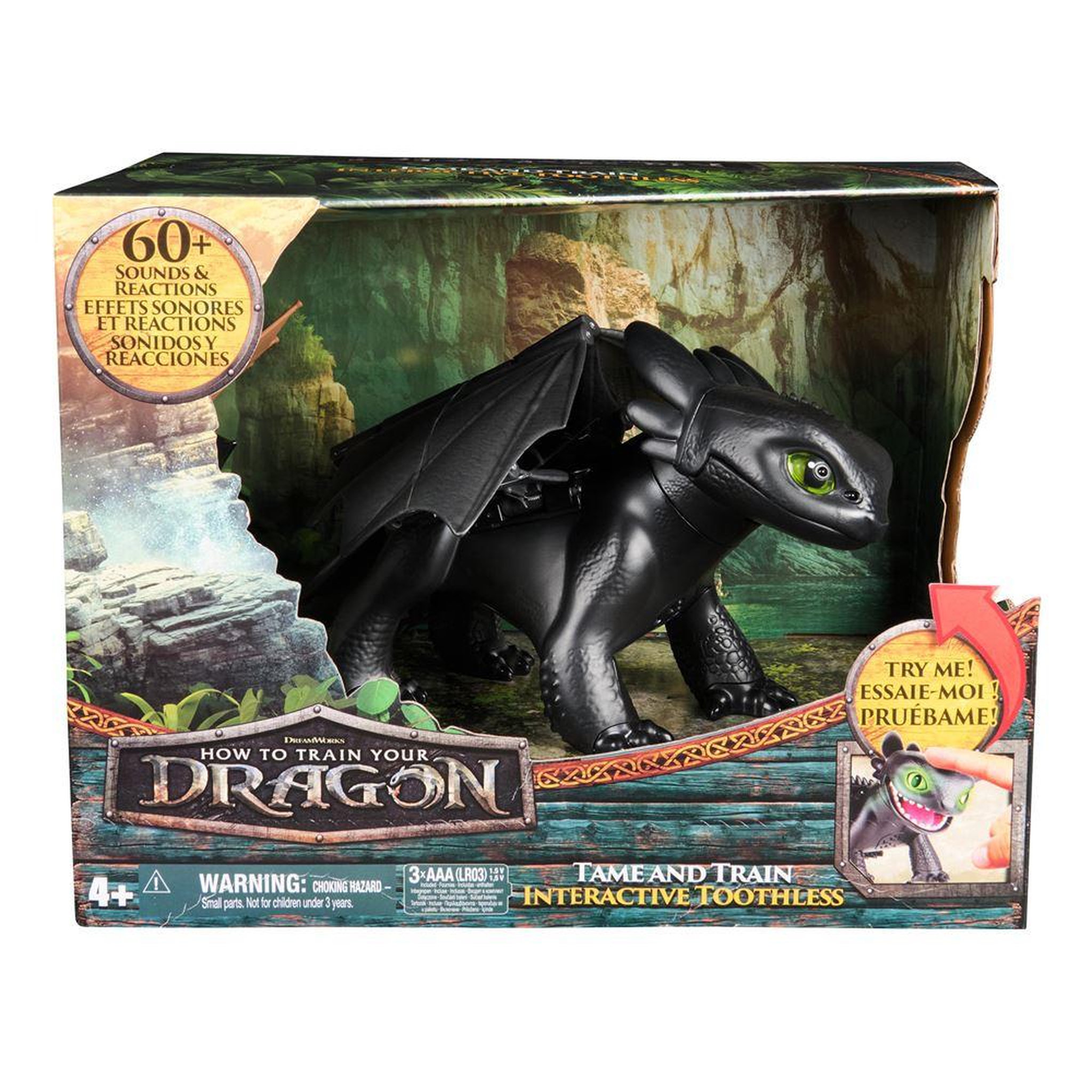 Dragons Figurine Dragons Mon Krokmou intéractif Dragons Movie