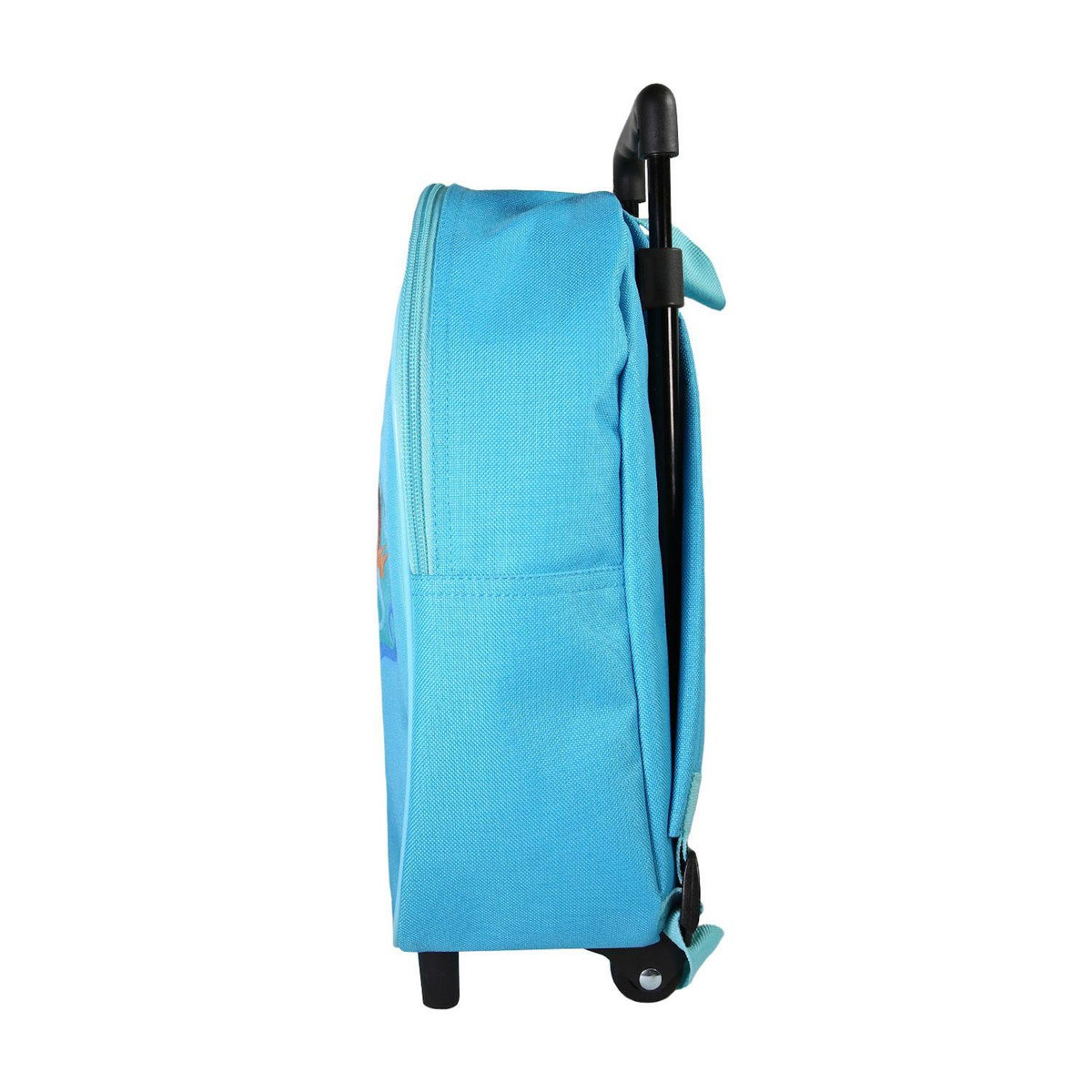Bagtrotter Bagtrotter - Vaiana - Disney - Sac à Dos Scolaire à Roulettes  - Bleu - 1 Compartiment Zippé - Bretelles Matelassées - 25x12x32cm - Matière Polyester - Sac à Dos Scolaire Maternelle